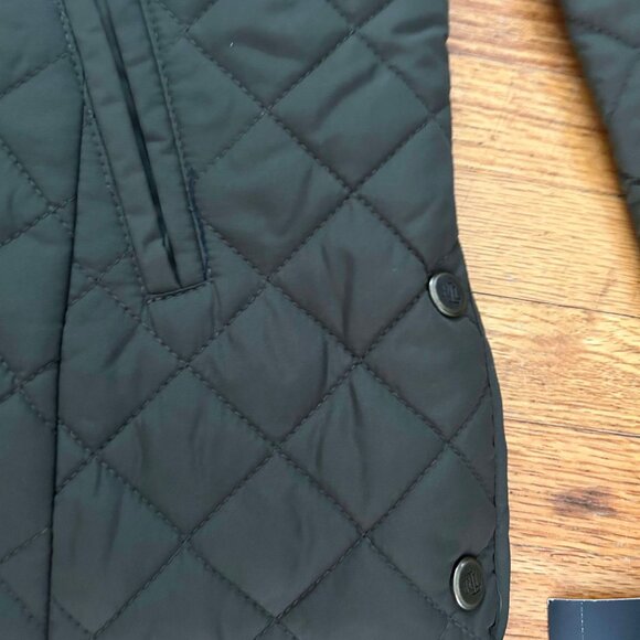 New w/tag Lauren Ralph Lauren Olive Green Logo Jacket M - Picture 7 of 7